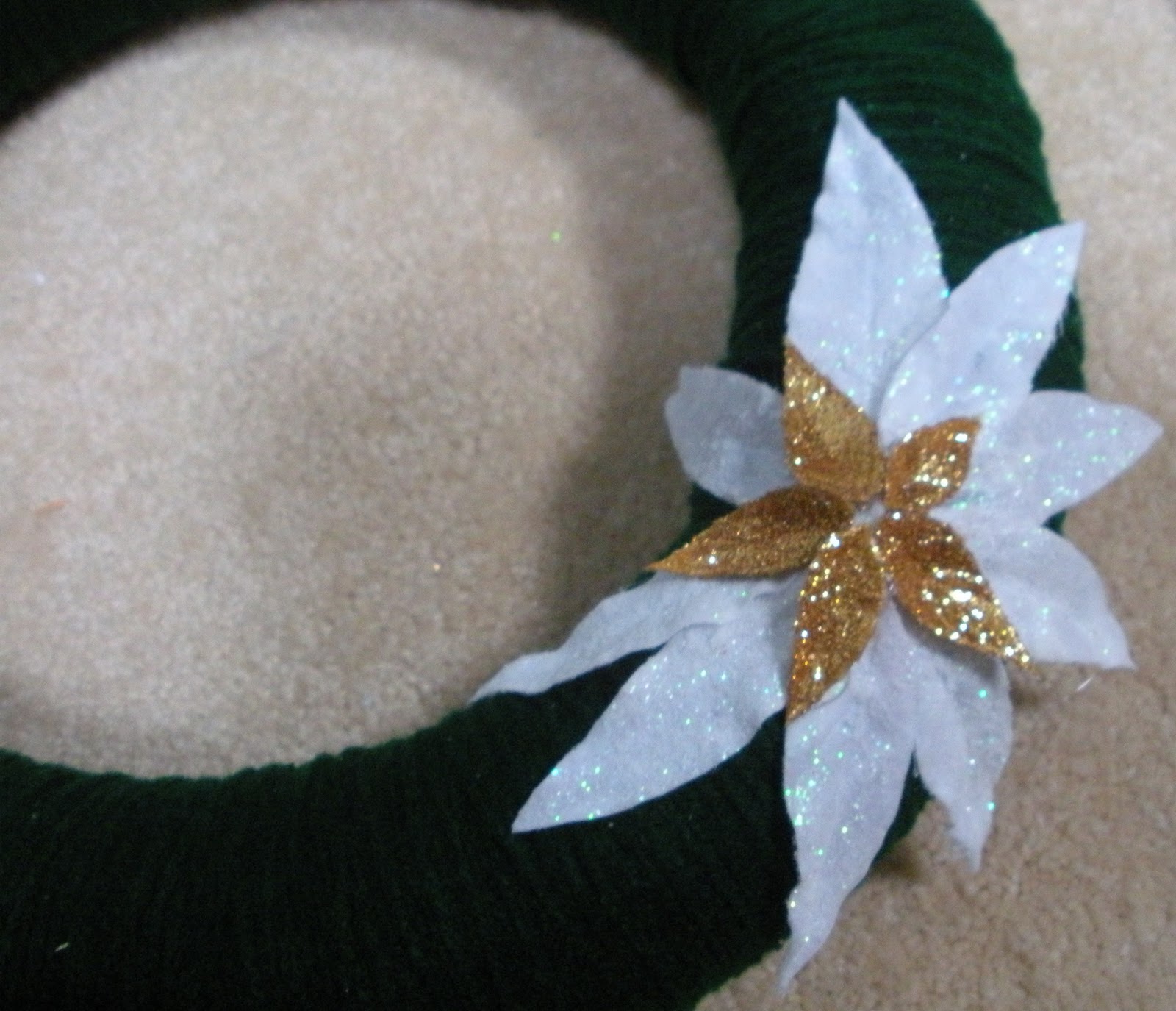 Craft A Spell Poinsettia Wreath