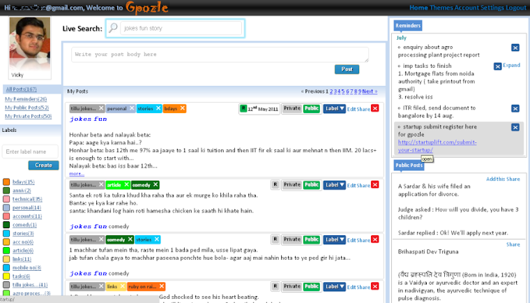 Gpozle Home page