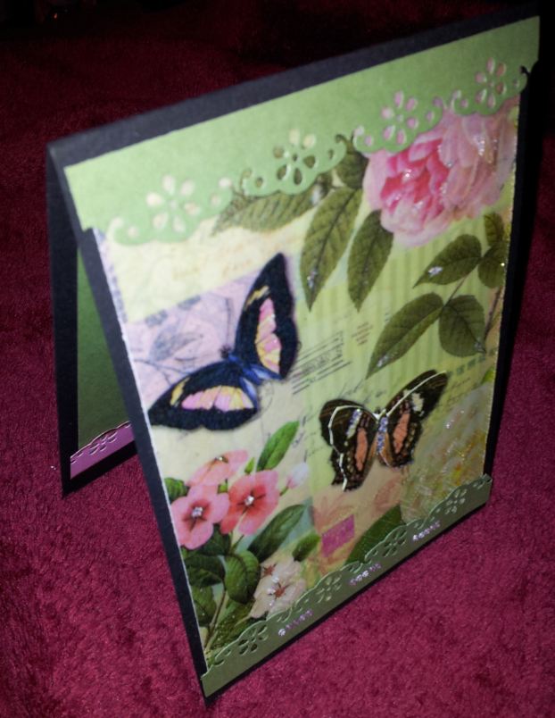 Sheryl's Crafting Corner Favorite Wax napkin card