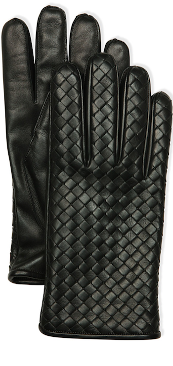 Bottega Veneta Men's Leather Gloves,