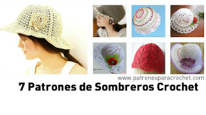 7 Patrones de Sombreros muy femeninos para tejer al Crochet