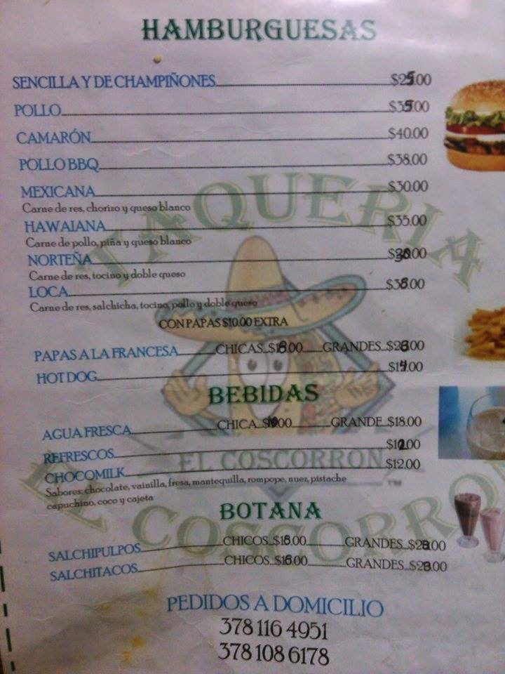 Taqueria El Coscorron Tepa Directorio