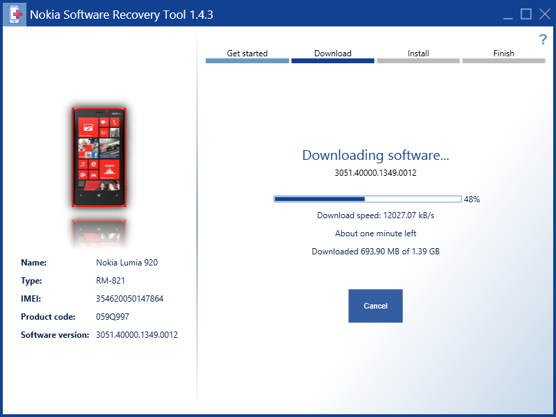 Install Nokia Software