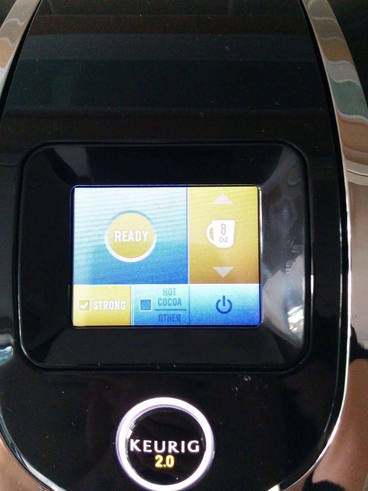 Keurig 2.0 K400 colour touch screen