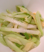Jejune's Place: Failsafe Choko Salad choko salad
