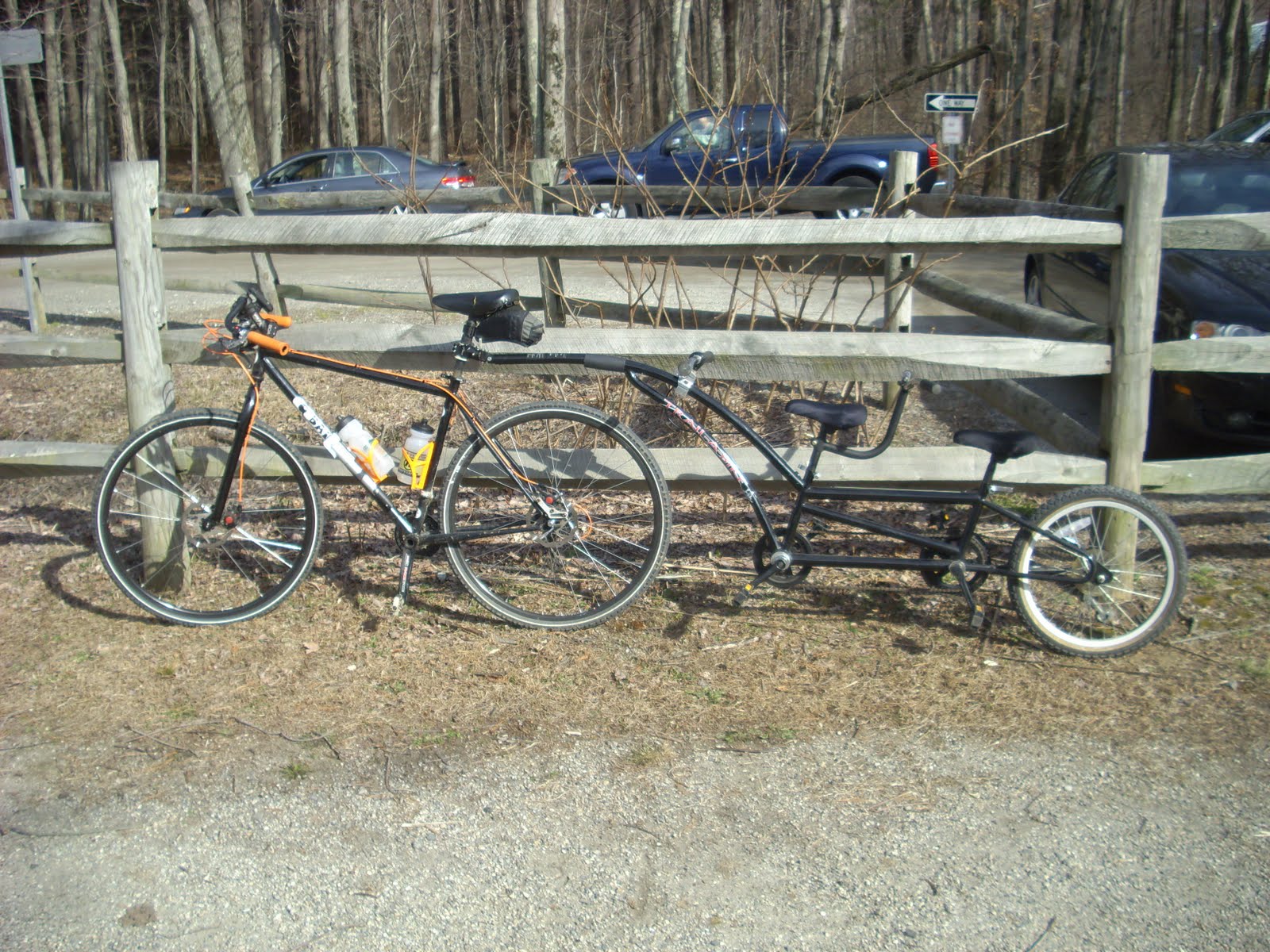 tandem trail a bike