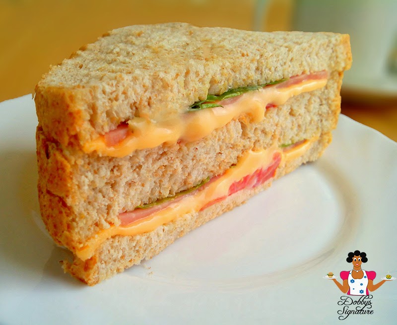 How to make Ham and cheese sandwich Dobby's Signature