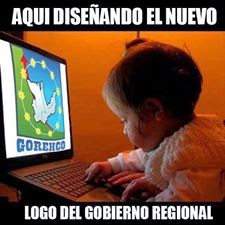 Con memes critican nuevo logo de Gobierno Regional de Huánuco memes