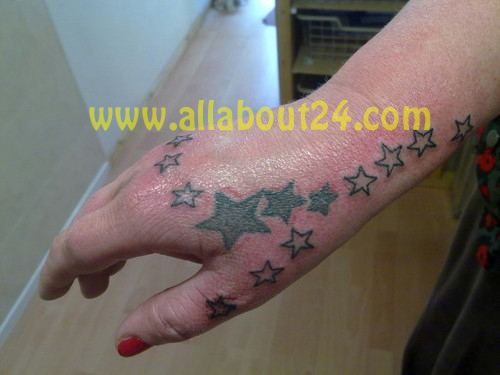 Information & Technology: Girls Hand Tattoos