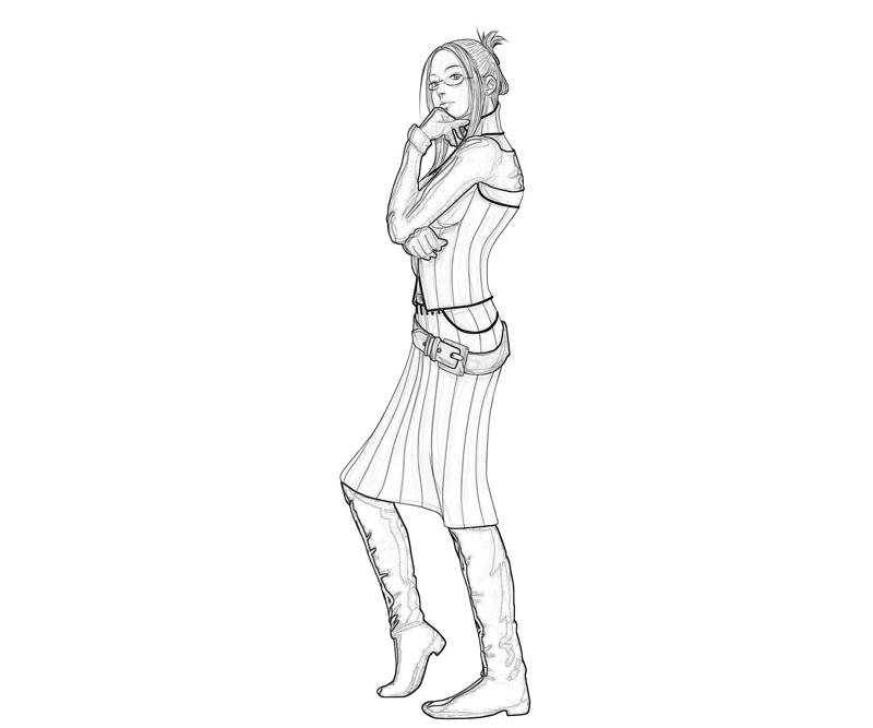 Quistis Trepe Character Coloring Pages quistis-trepe-character-coloring-pages