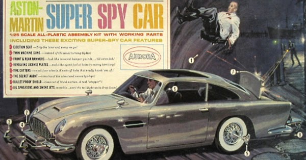 Illustrated 007 The Art Of James Bond Model Kit Artwork