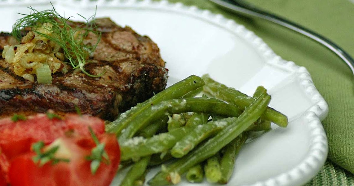 Savoring Time in the Kitchen Steak Dinner with Roasted Green Beans and