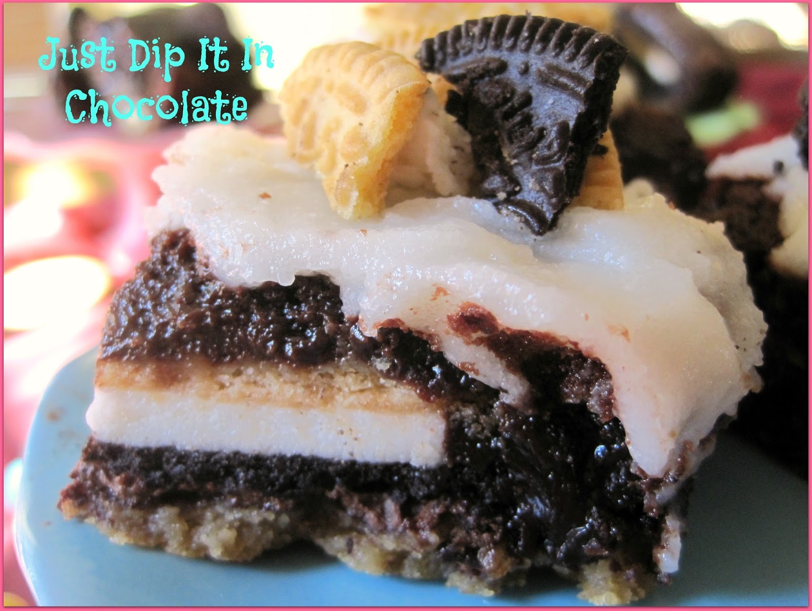 Just Dip It In Chocolate Oreo & Cookie Dough Brownies Recipe
