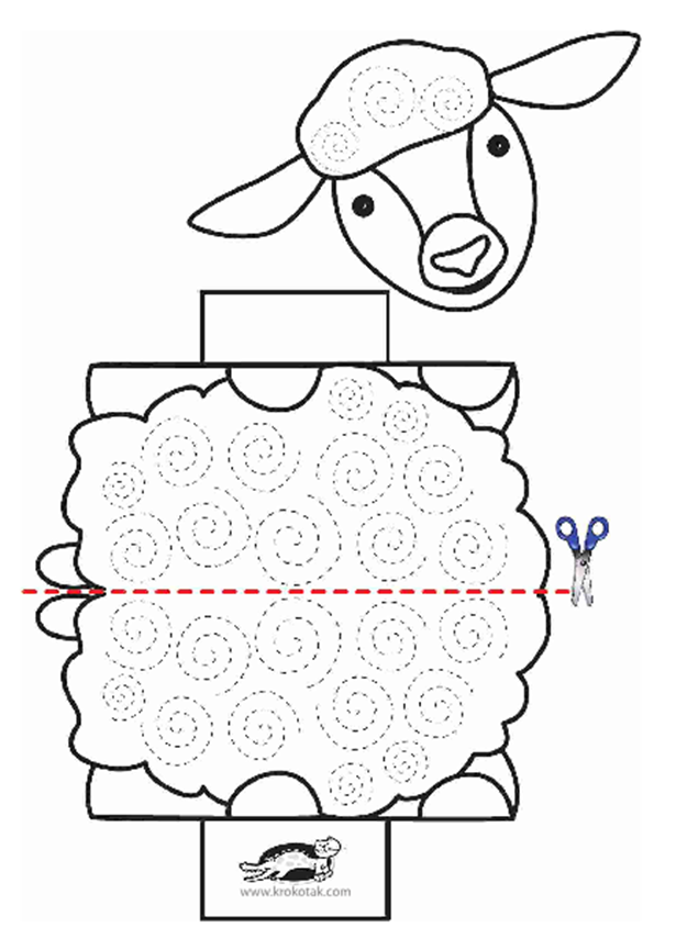LA OVEJA PERDIDA COLOREAR INFANTIL