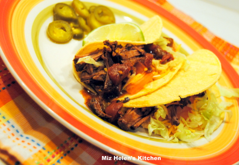 Slow Cooker Mexican Pot Roast Tacos