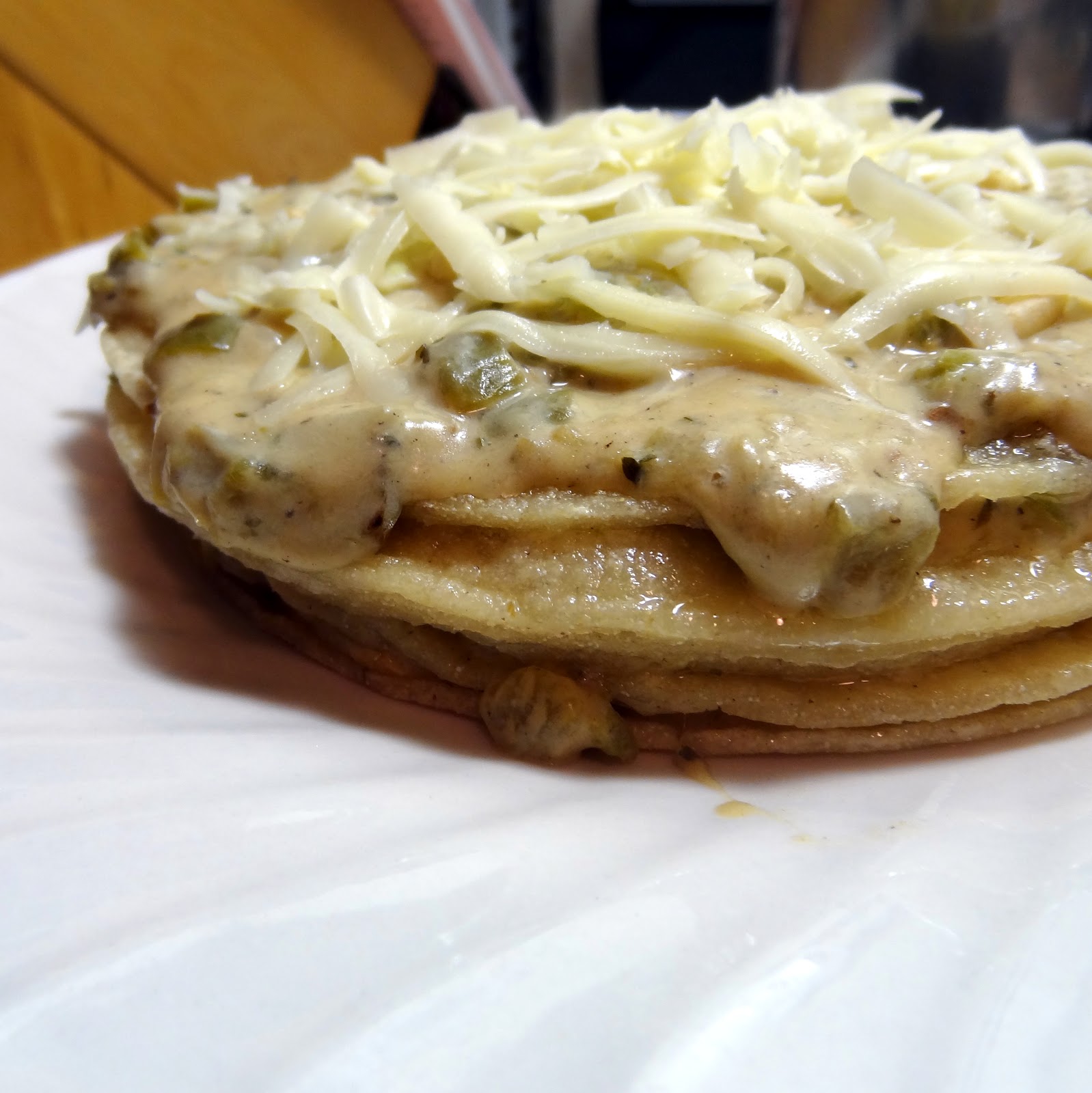 Miss Mochi's Adventures New Mexican Green Chile Enchilada