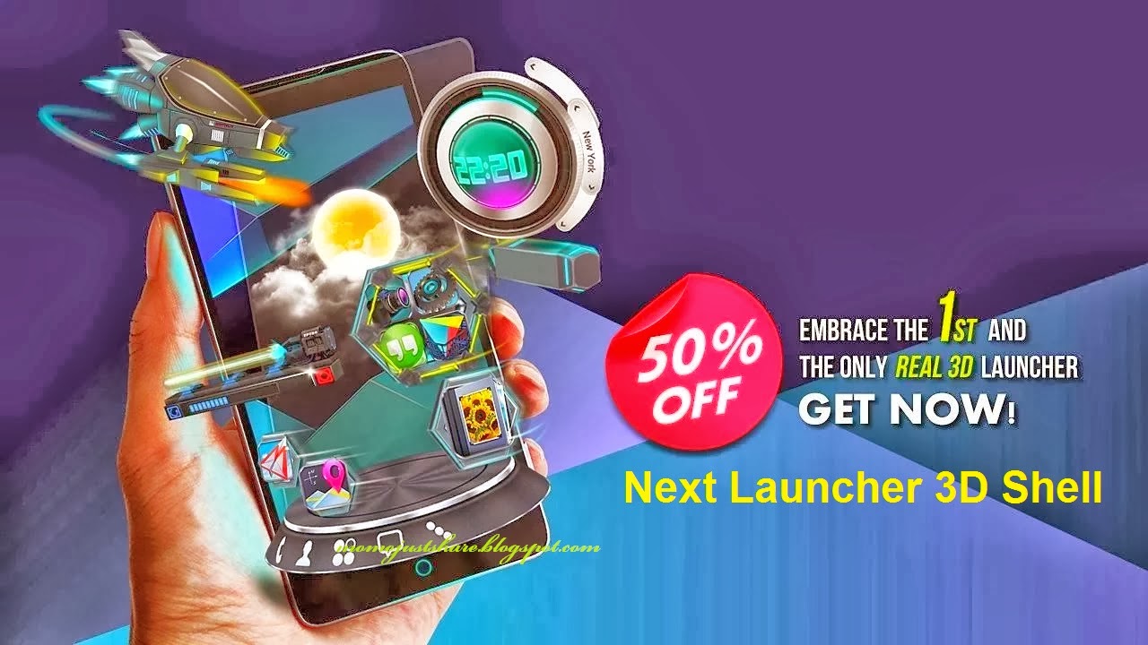 Technology Next Launcher 3D Theme - YouTube