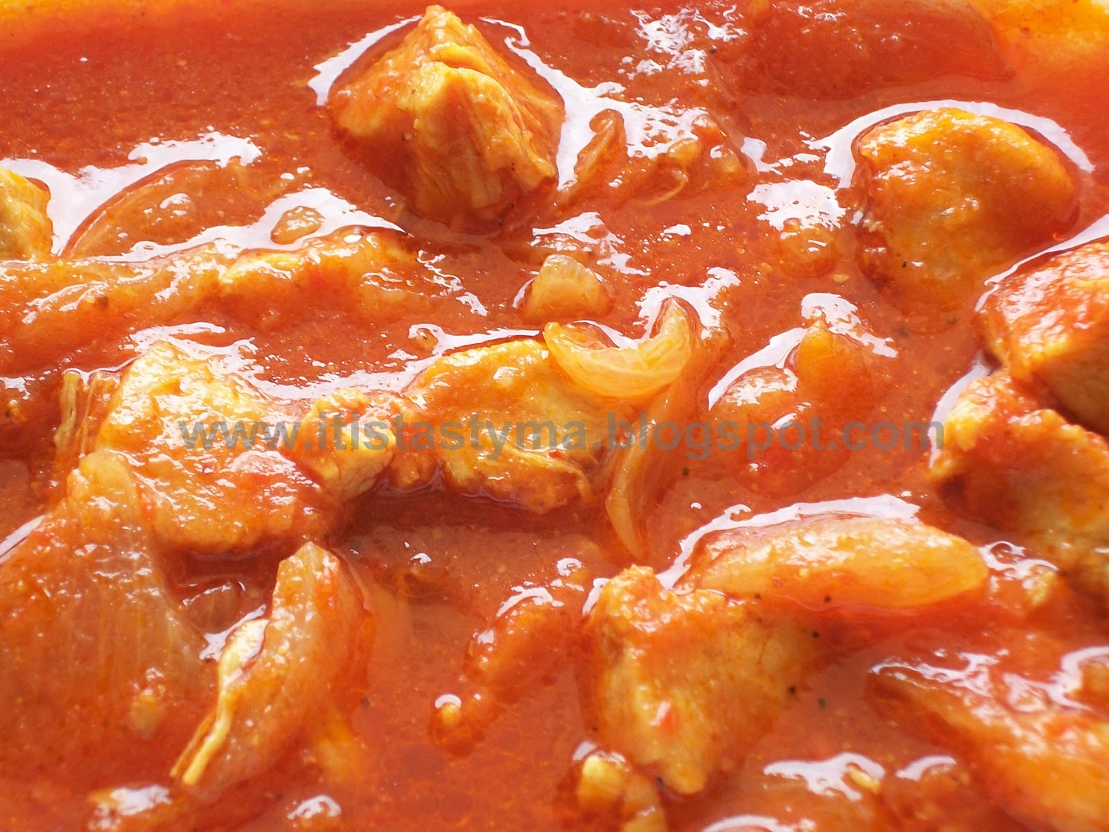 It is tasty ma! Chicken in Tomato Gravy