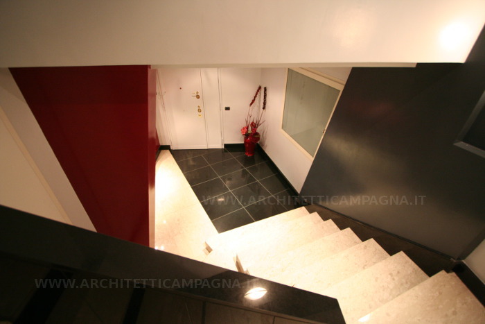 Diari di un architetto: la riqualificazione di un ingresso ... Ingresso disegno Scala