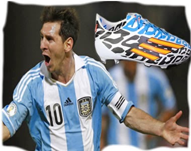 Lionel Messi Entrenara Nuevas Zapatillas En Copa Mundial