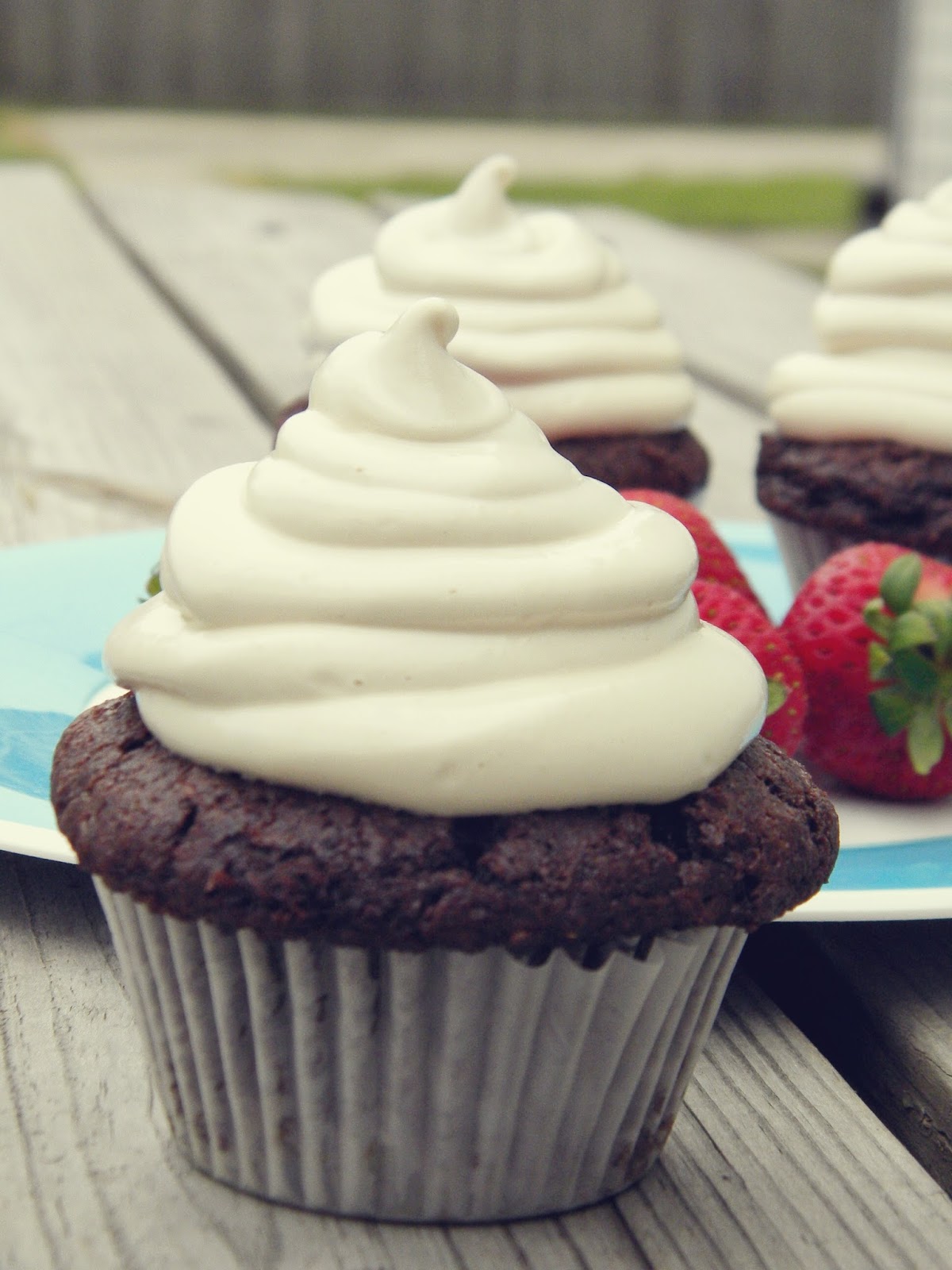 Fudgy Cupcakes with Caramel Marshmallow Frosting Louisiana Bride