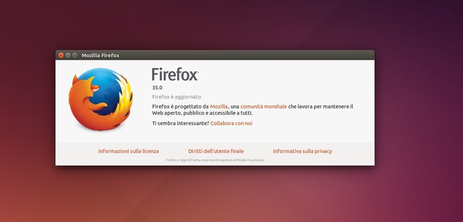 Firefox 35 in Ubuntu