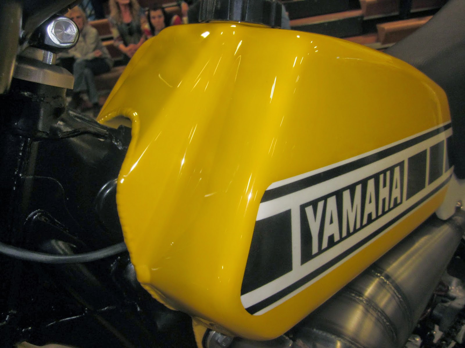 OldMotoDude 1979 Yamaha YZ250 on display at the 2014 Idaho Vintage
