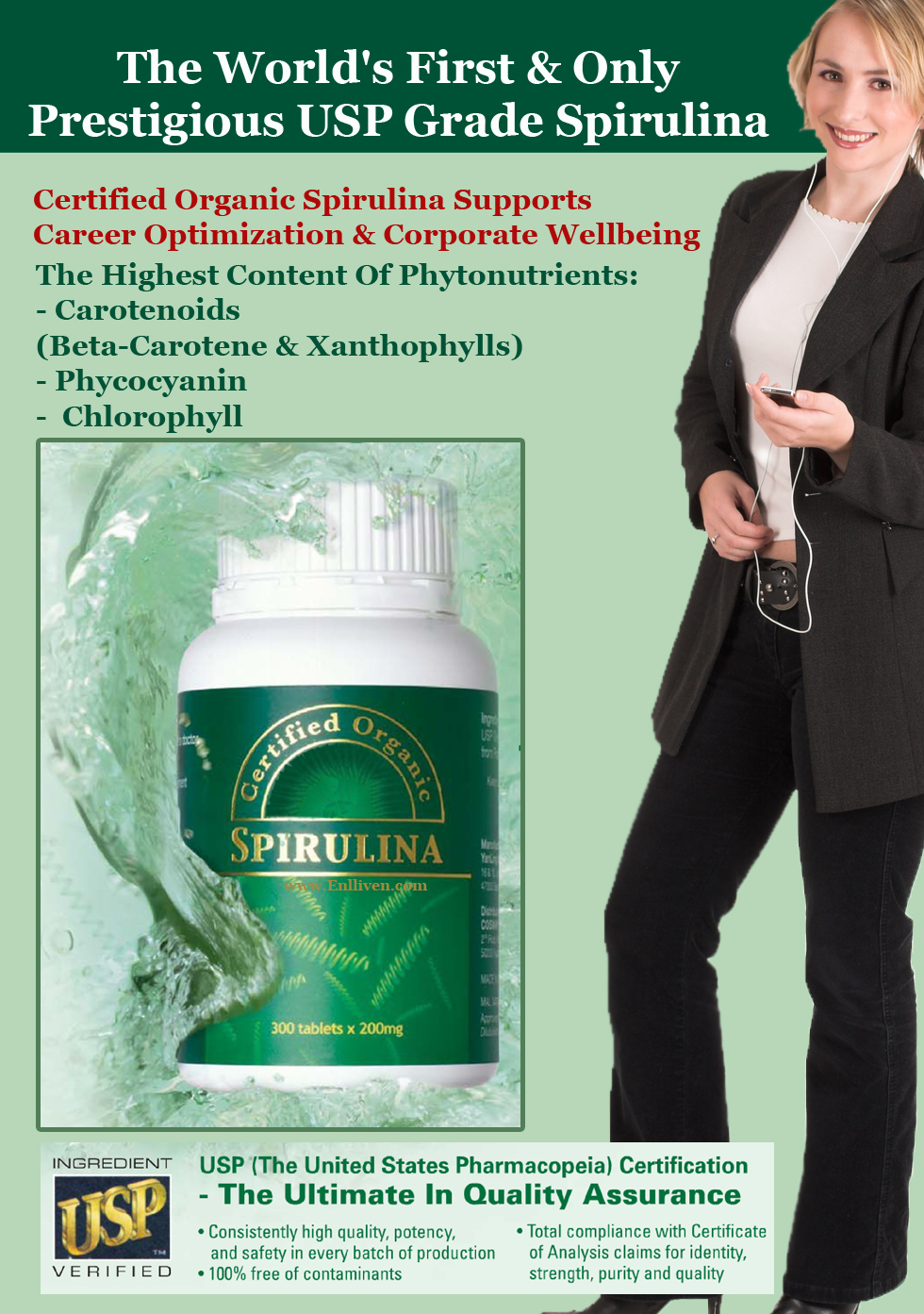 Premium USP Certified Organic Spirulina PURE NATURAL eBay