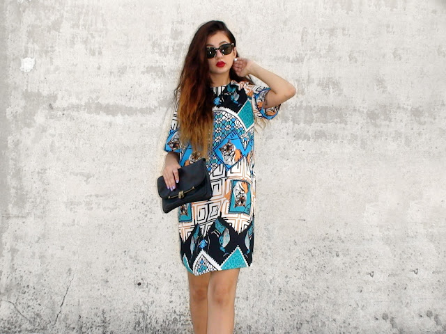 printed dress outfits
