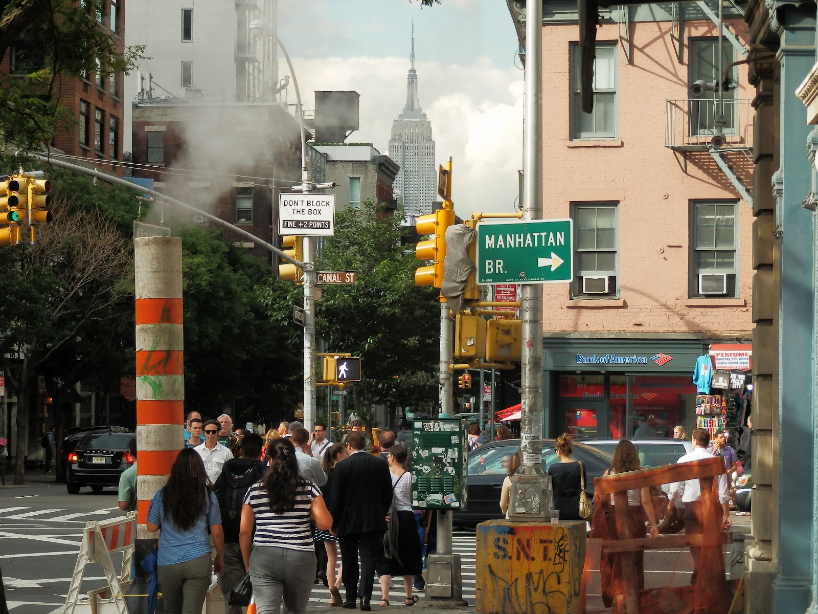 One Picture a Day from New York City Canal Street and West Broadway