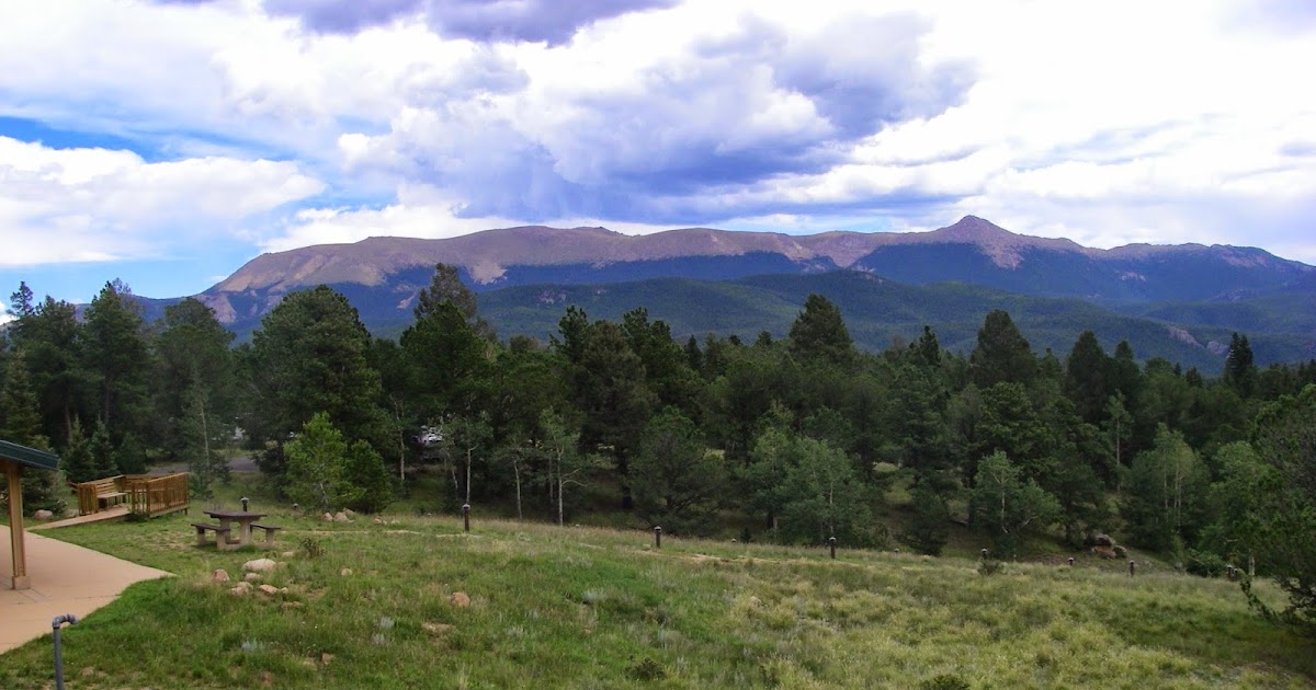 Ravine Ravings Camping at Mueller State Park, Colorado Peak View