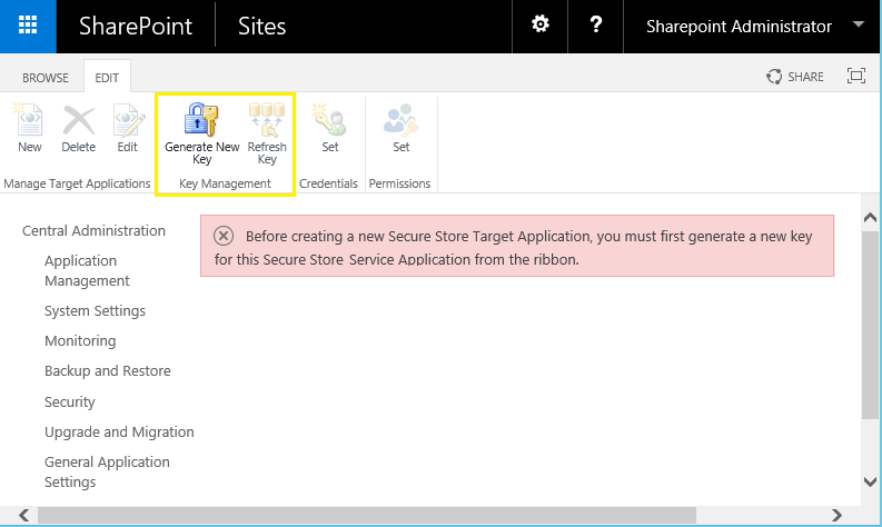 secure store service in sharepoint foundation 2013