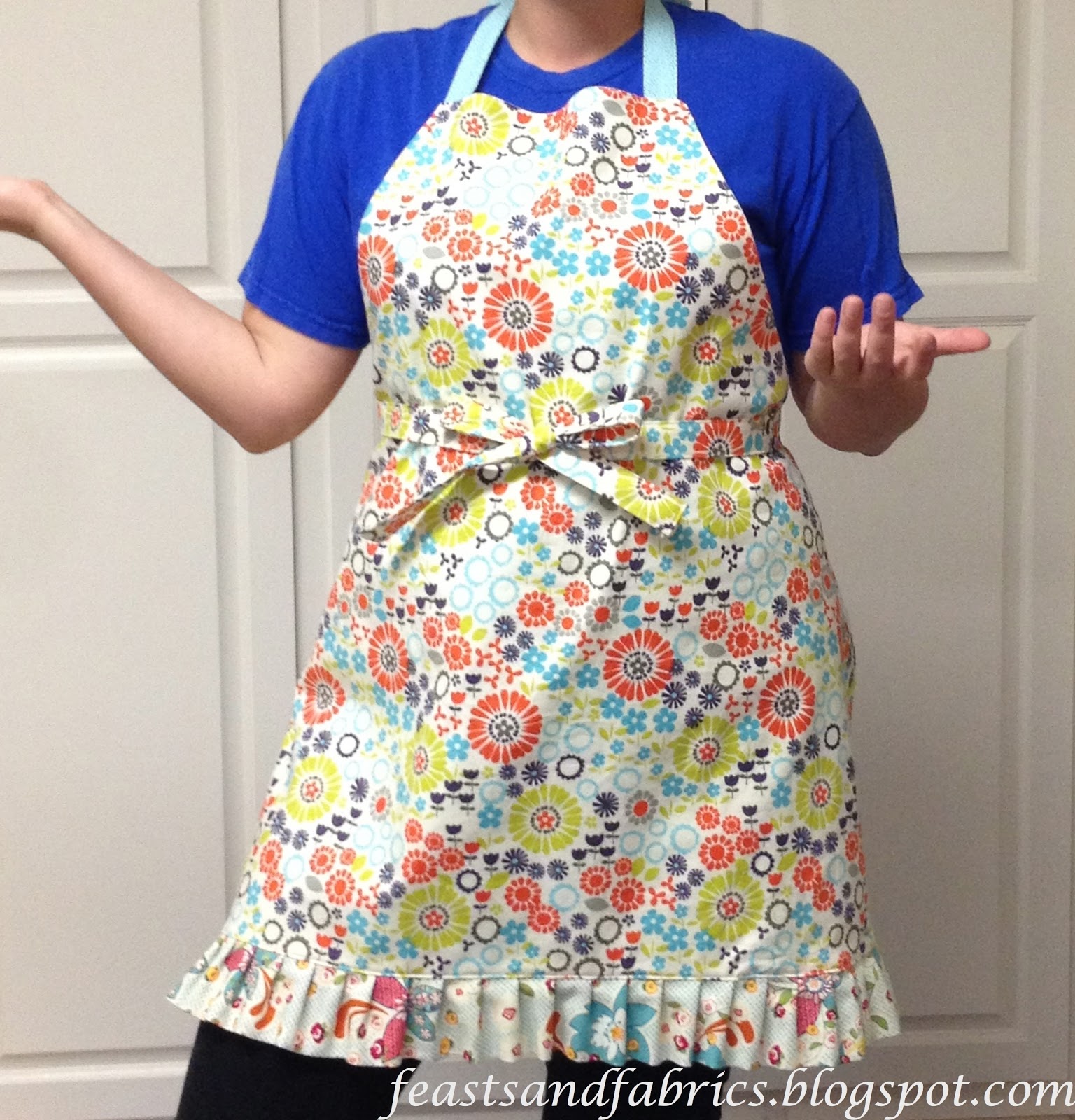 Feasts and Fabrics A Quick Apron Project and a New Machine!!!