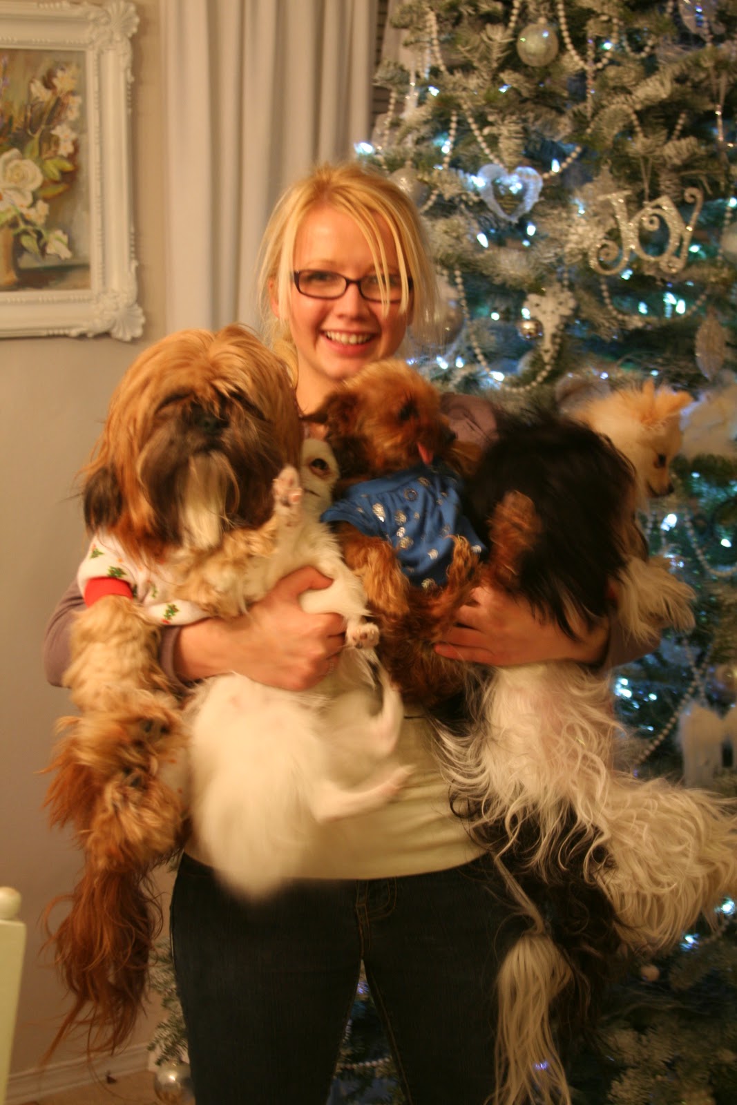 For the love of white Christmas Deer