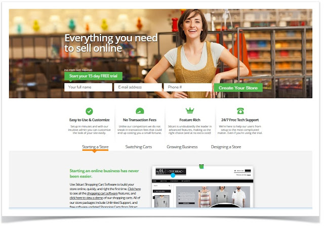 Fcommerce solution provider - 3dCart