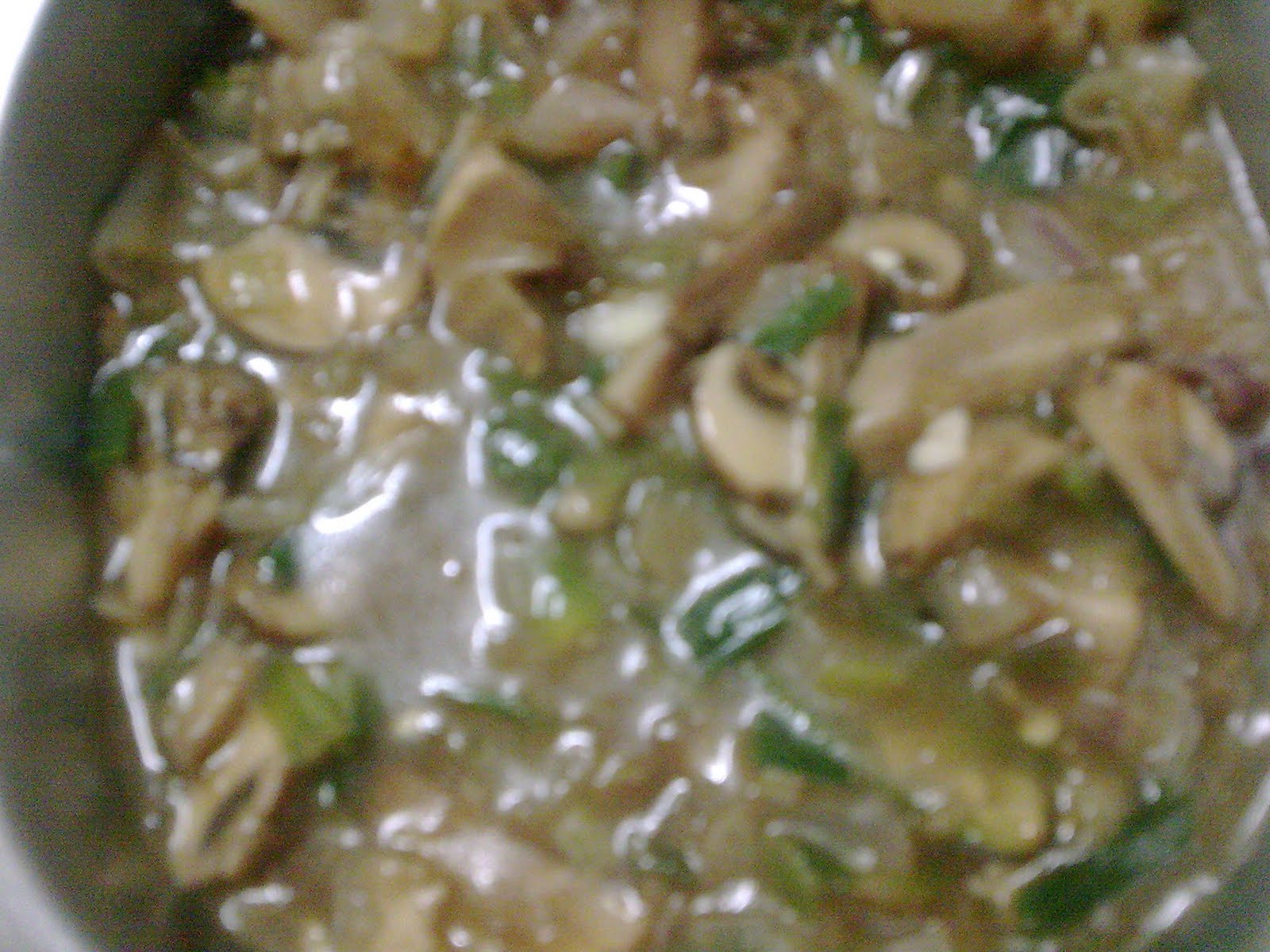 RECIPE COLLECTIONS: MUSHROOM GRAVY - CHINESE STYLE