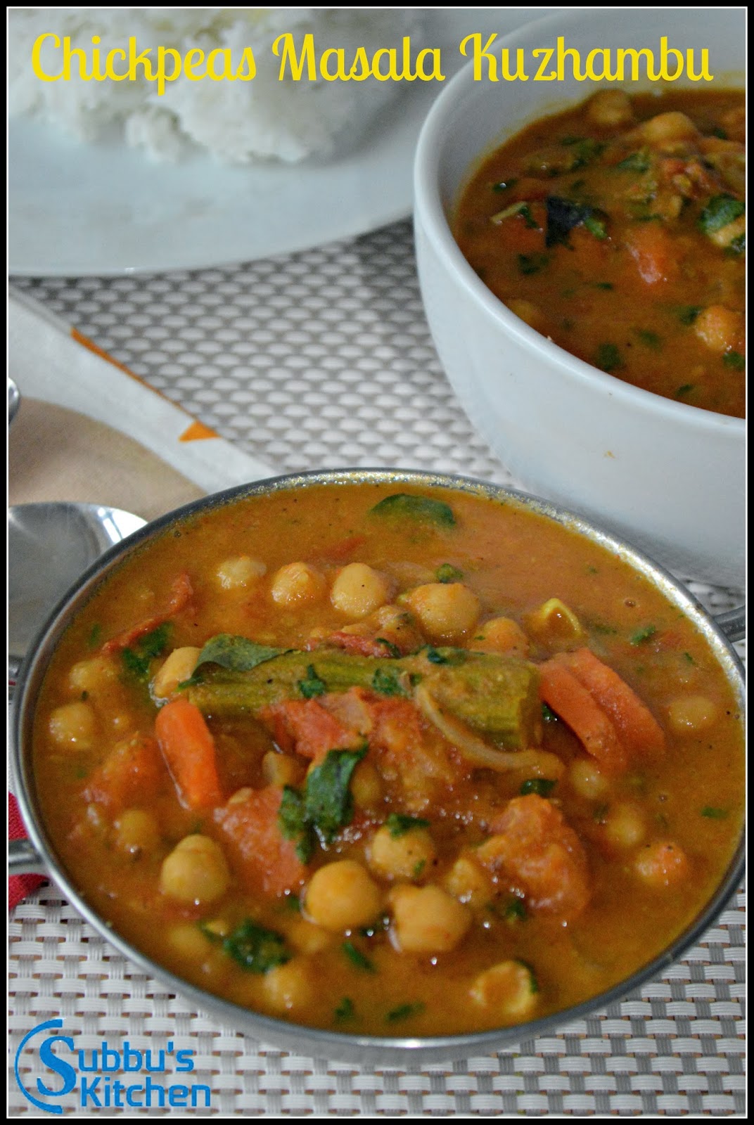Channa (Chickpeas) Masala Kuzhambu Channa (Chickpeas) Masala Kuzhambu
