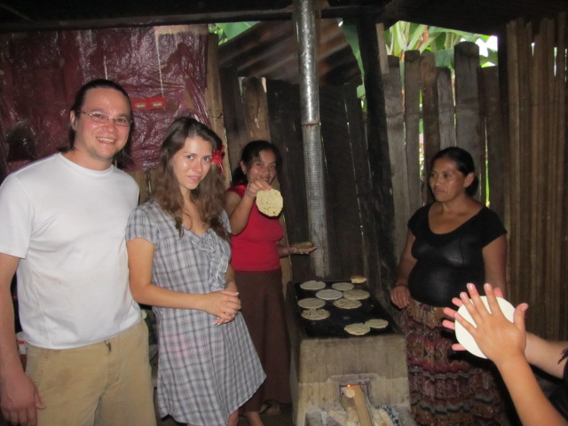 making tortillas