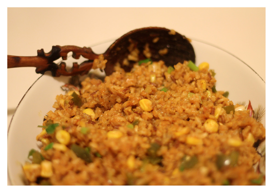 Communicating & Cooking WILD RICE WITH VEGETABLES