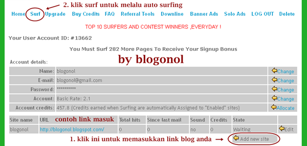 add blog to global auto surf
