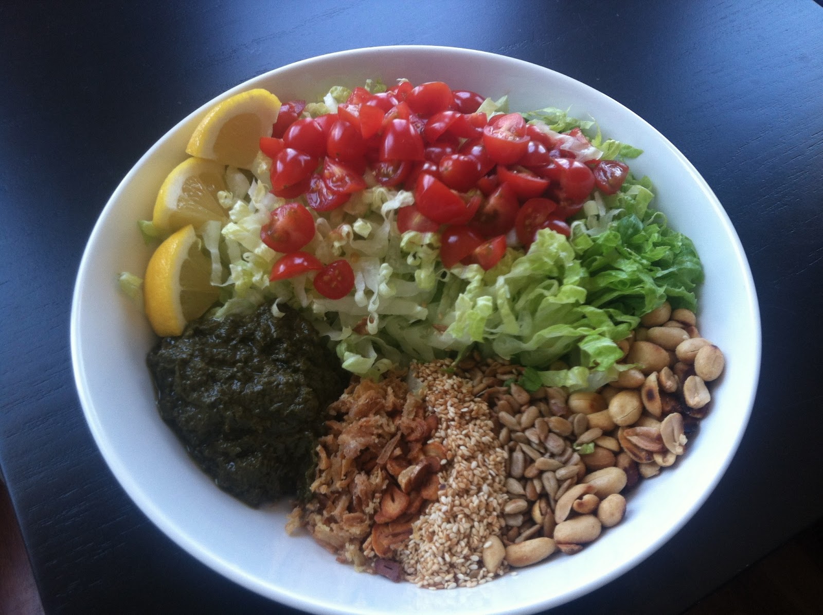 bibgourmando Recipe Faux Fermented Tea Leaf Salad