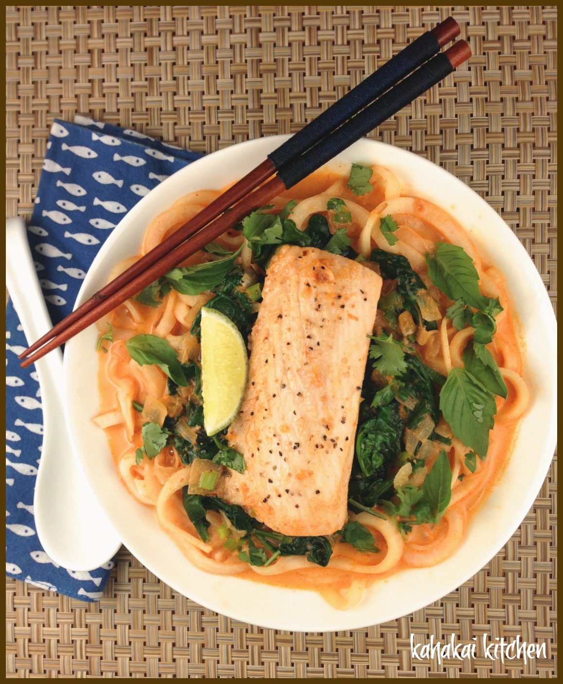 Kahakai Kitchen ThaiStyle Mahi Mahi in CoconutCurry Broth with