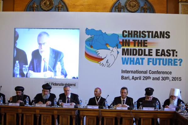 Bishop Angaelos represents Pope Tawadros II at an international conference in Italy regarding the future of Christians in the Middle East