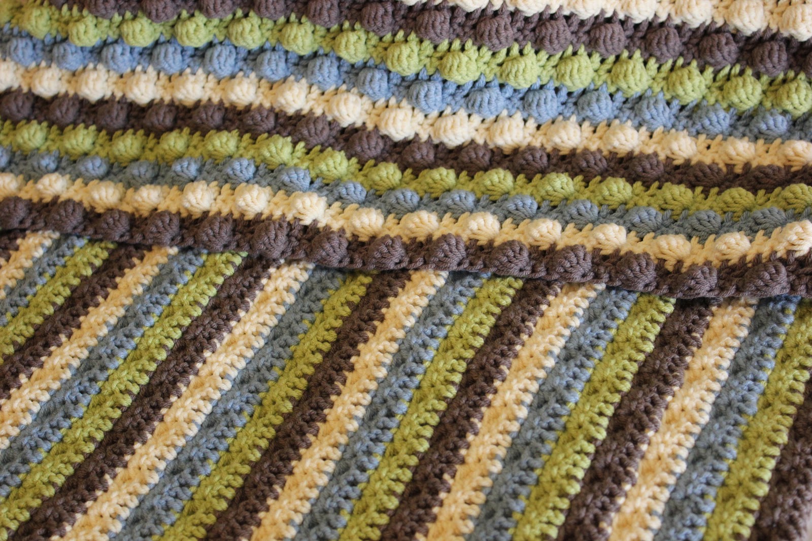 I Totally Made This! Bobble Stitch Afghan