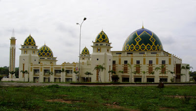 Keindahan islmic center sukadana lampung timur masjid arrahman islmic center sukadana