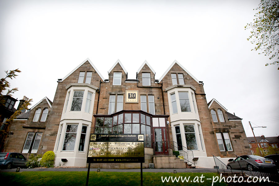 Wedding and Portrait Photography ATPhoto ltd Shona & Chris wedding at Number 10 Hotel, Glasgow