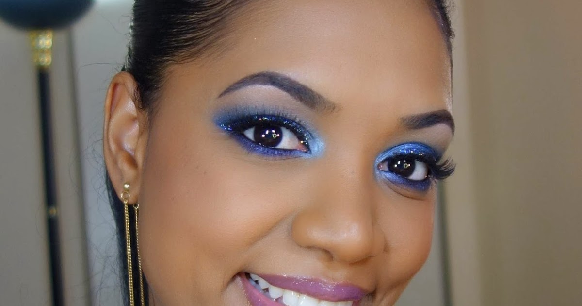 The Fancy Face MAKEUP LOOK + TUTORIAL Icy Winter Blue LOOK w/ L