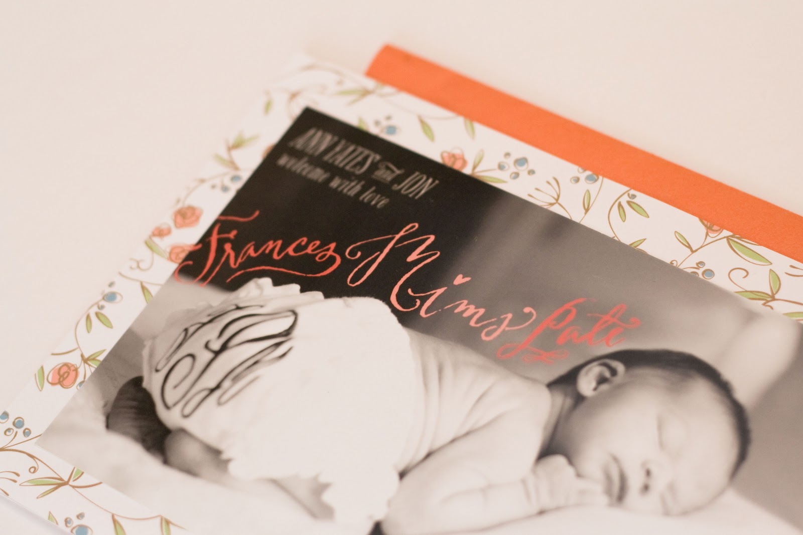 the good stuff BIRTH ANNOUNCEMENT frances "mims" pate