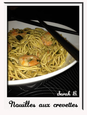 nouilles aux crevettes