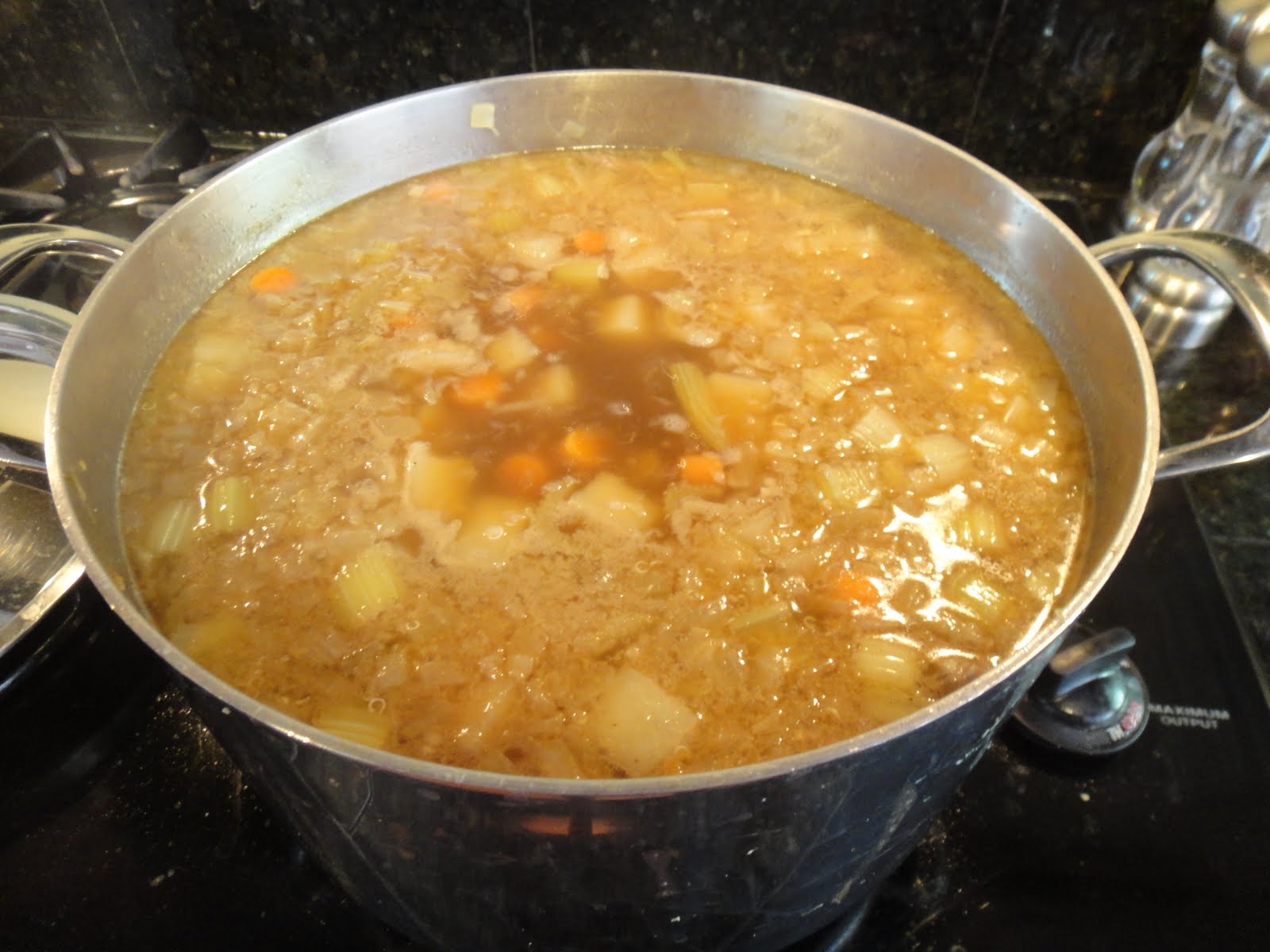 Mom, What's For Dinner? Beef Barley Soup Gluten free made with Quinoa